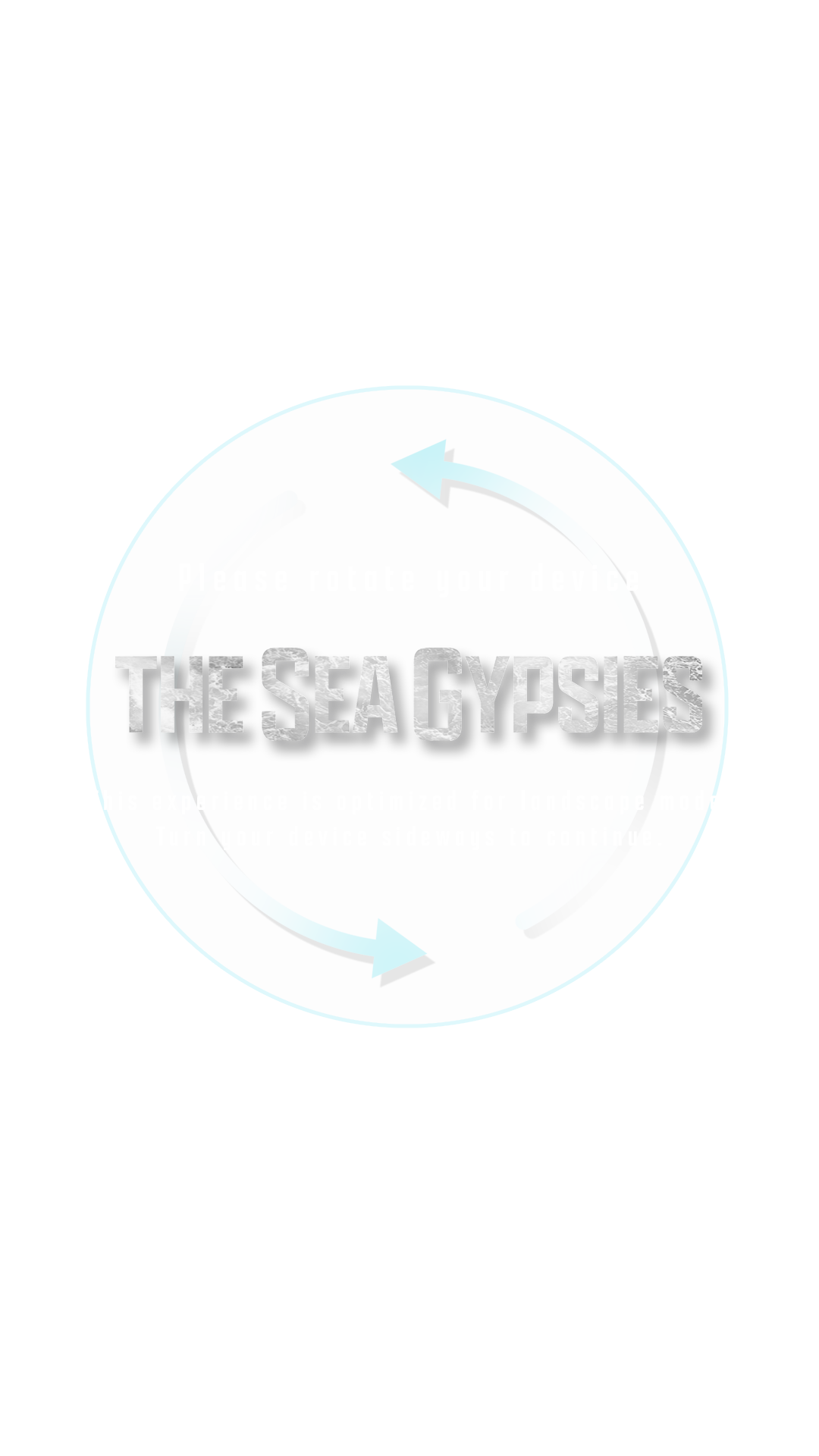 Please rotate your device to landscape mode